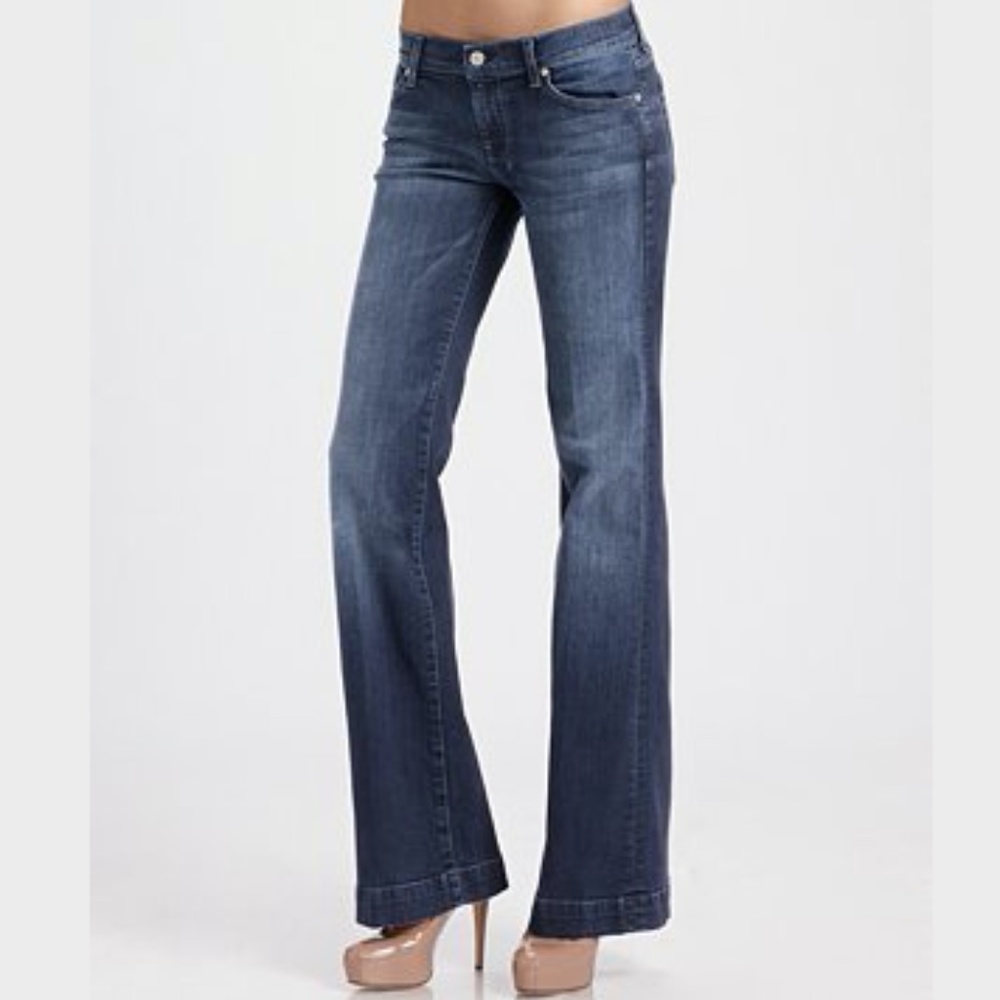 7 For All Mankind Dojo Ombre-Pocket Bootcut Jeans